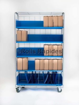 Moving roll container
