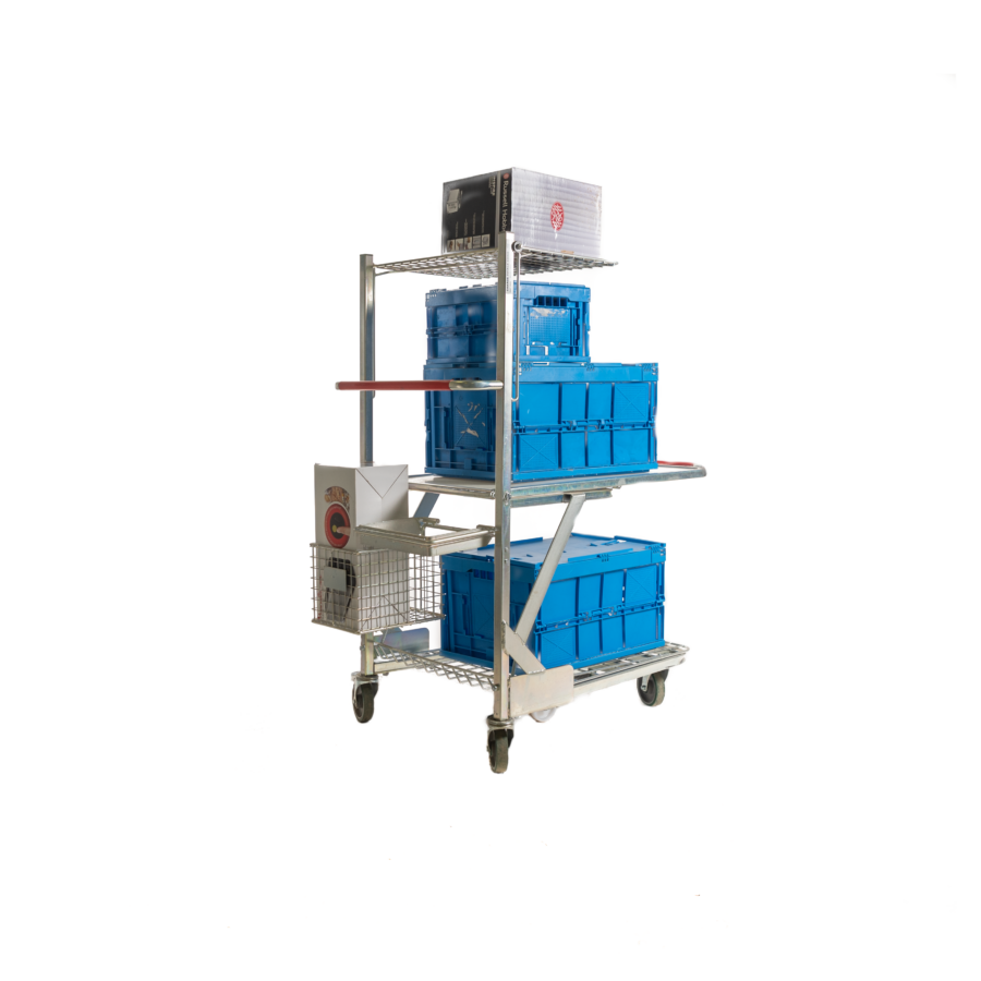 shelving table 1225 x 640 x1400
