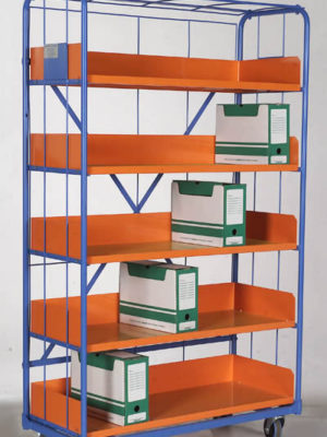 Moving Mobile Shelf Trolley