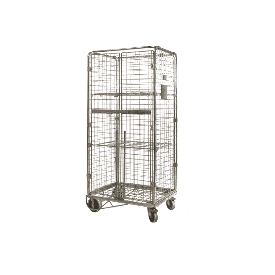roll container laundry roll container with doors