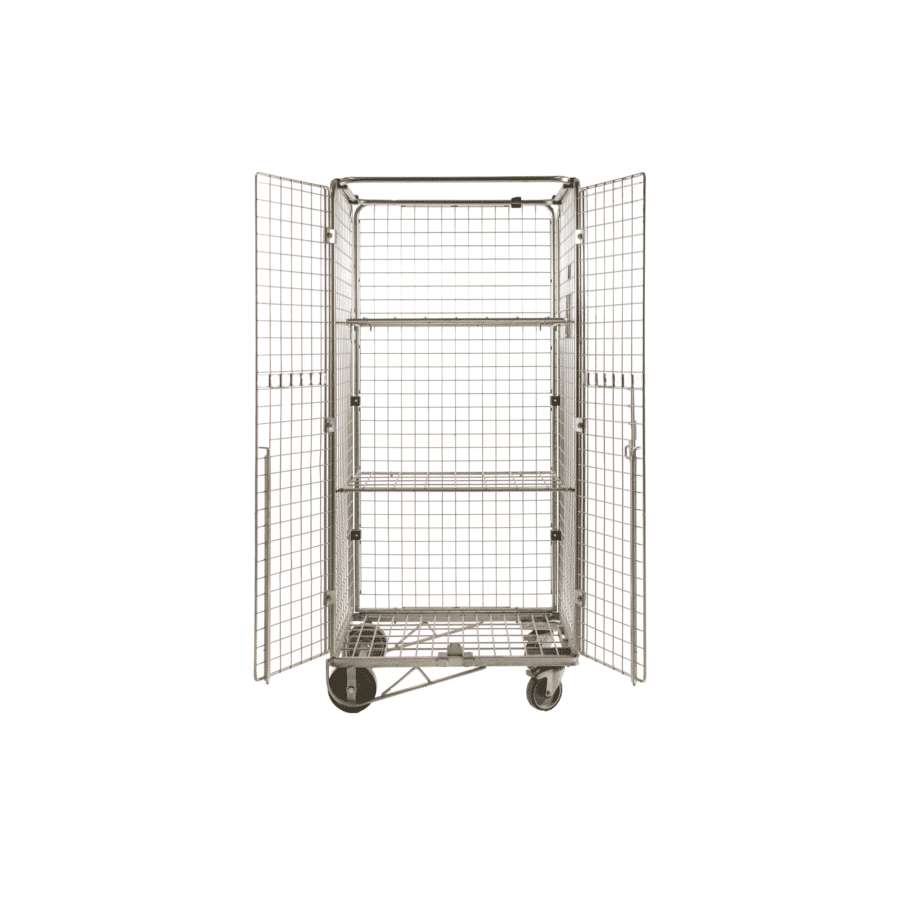 roll container laundry roll container with doors