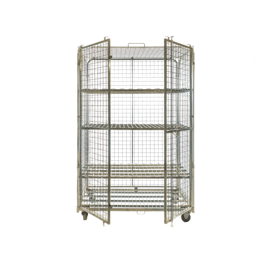rental roll container anti-theft large volume