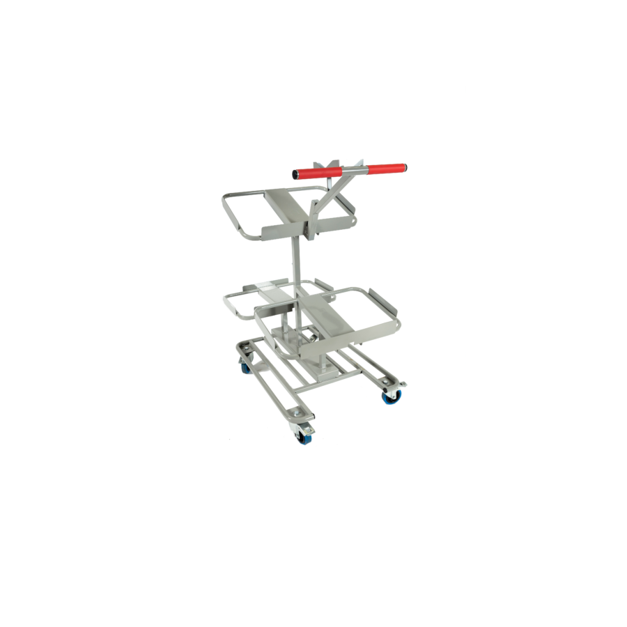 Drive-through trolley 3 bins