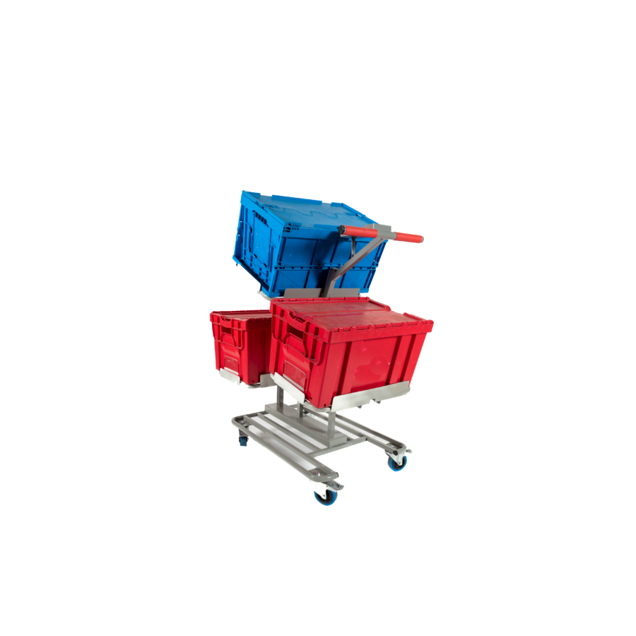 Drive-through trolley 3 bins