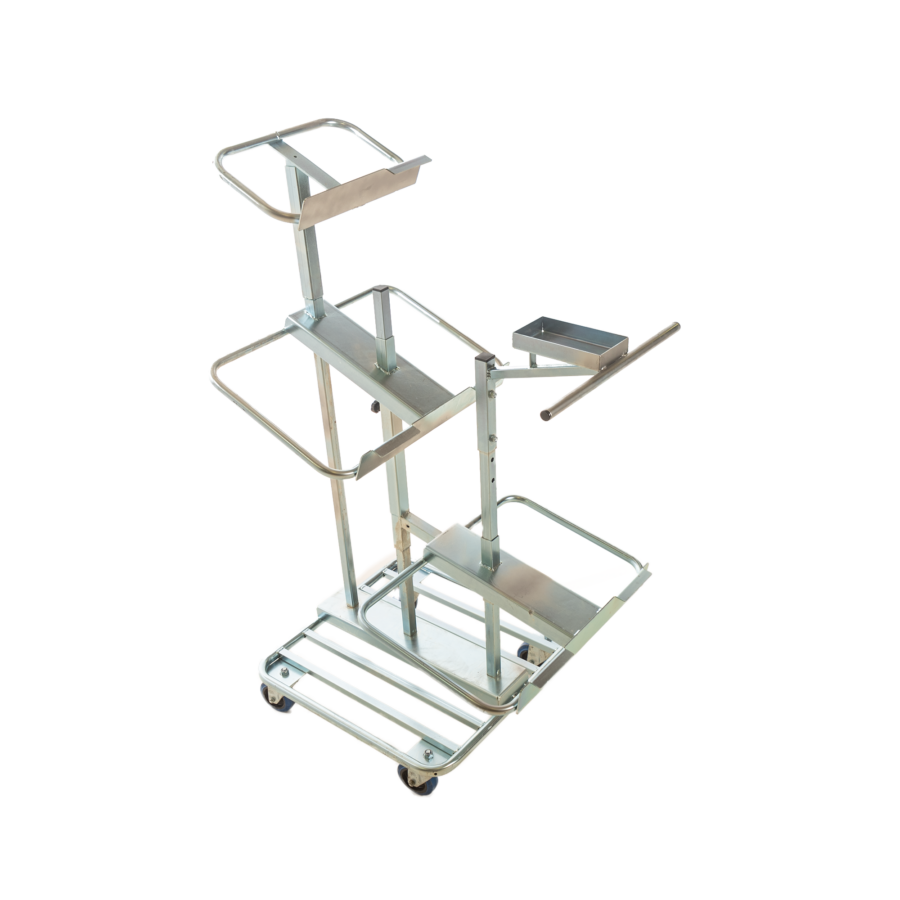 Drive-through trolley pharmaceutical Drive-through trolley 7 bins
