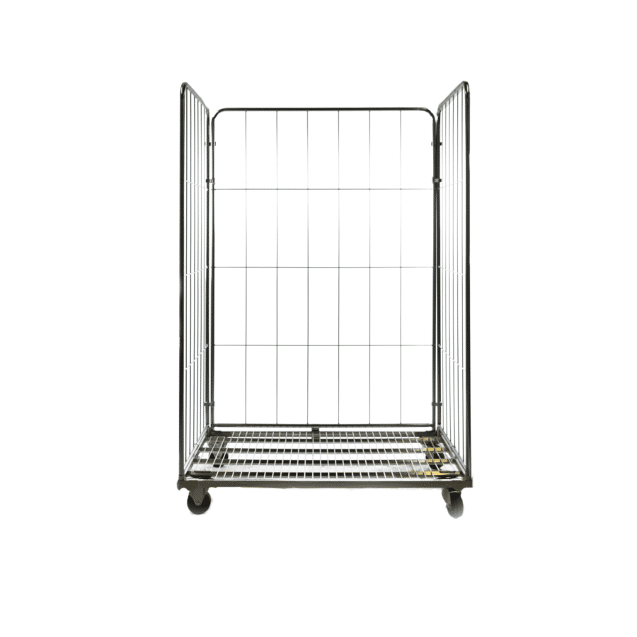 3-sided roll container 1200 x 800 large mesh