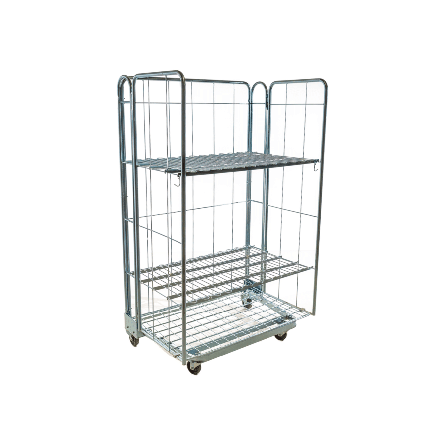 3-sided nestable roll container 1200 x 800