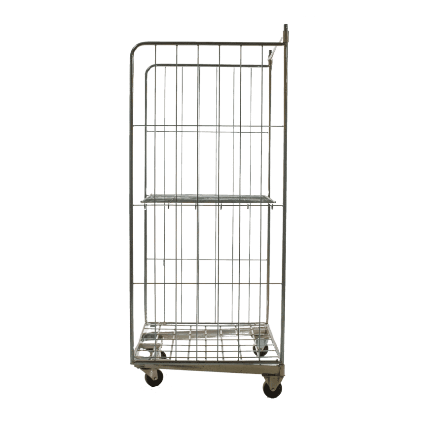 2-sided nestable roll container
