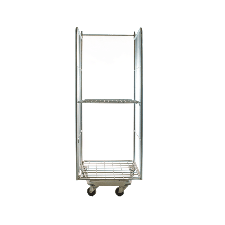 2-sided nestable roll container