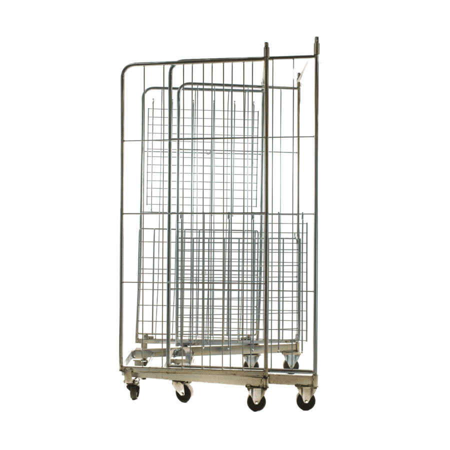 2-sided nestable roll container