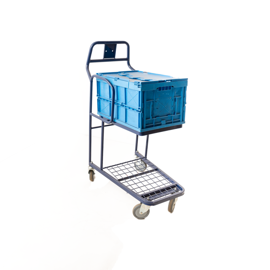 Drive-through trolley 2 bins